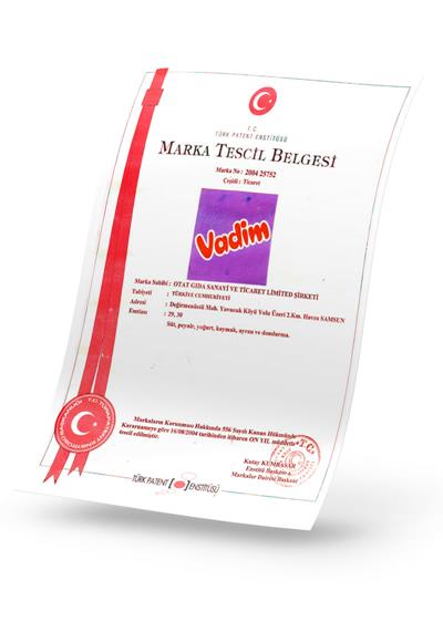 Otat Gıda - Belgeler