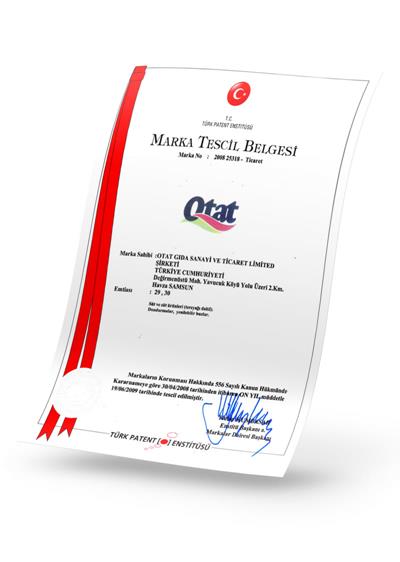 Otat Gıda - Belgeler
