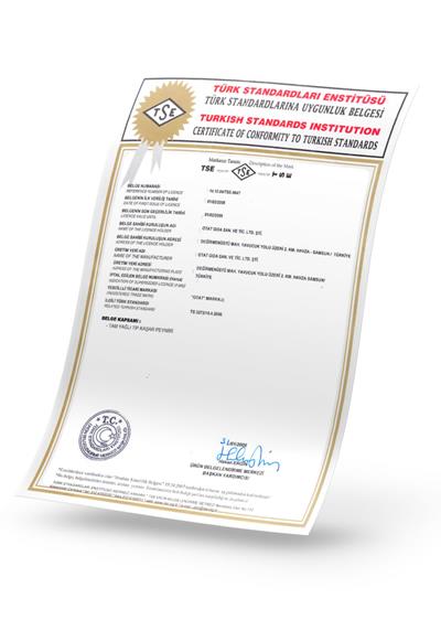 Otat Gıda - Belgeler